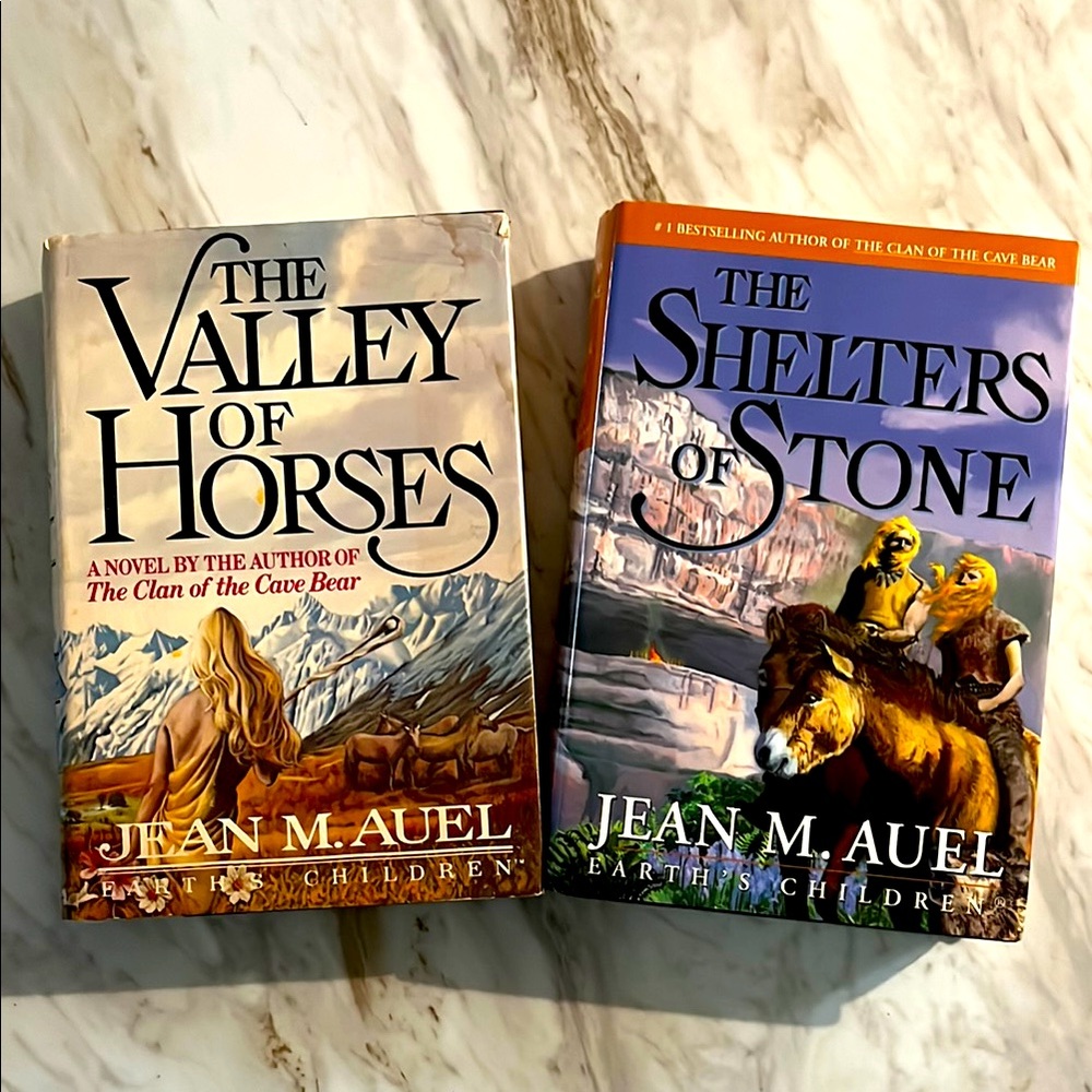 Jean M. Auel, Valley of Horses + Shelters of Stone, Earth’s Children series